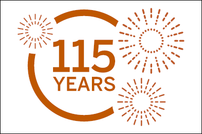 Extended Campus 115 Years Anniversary Logo