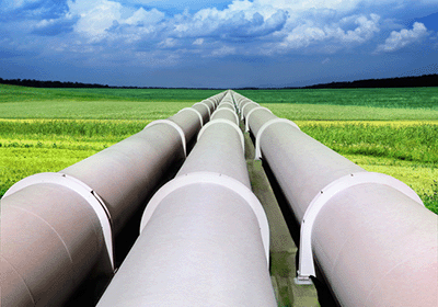 three parallel pipelines