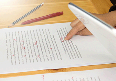 Paper being reviewed for grammatical errors