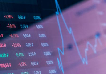 digital display of stock activity