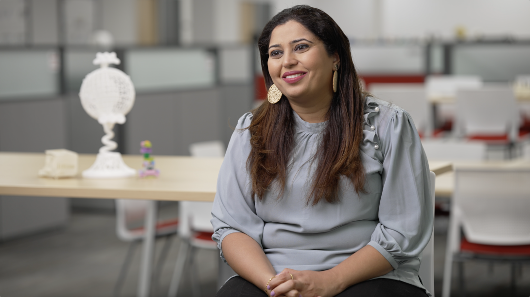 Former student Samiksha Solanki